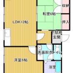 Eの部屋の間取りです。